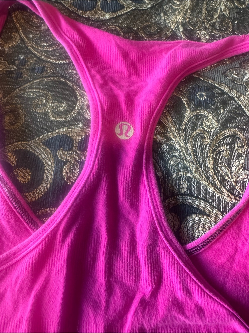 Women's Lululemon Racerback Tank Top - Hot Pink size 6 - Picture 2 of 3